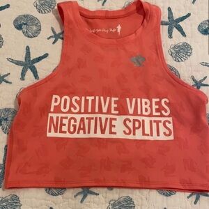 Run in rabbit crop top Sarah Marie design studio